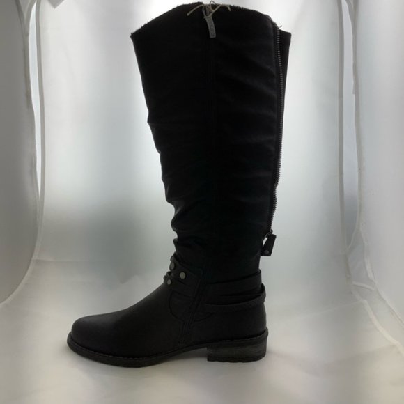 NEW ReLife Debra Knee High Boot in Black - Picture 3 of 11